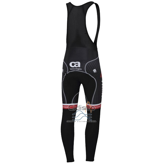 Trek Segafrojoo Ropa Ciclismo Culotte Largo 2017 Mangas Largas Negro y Rojo